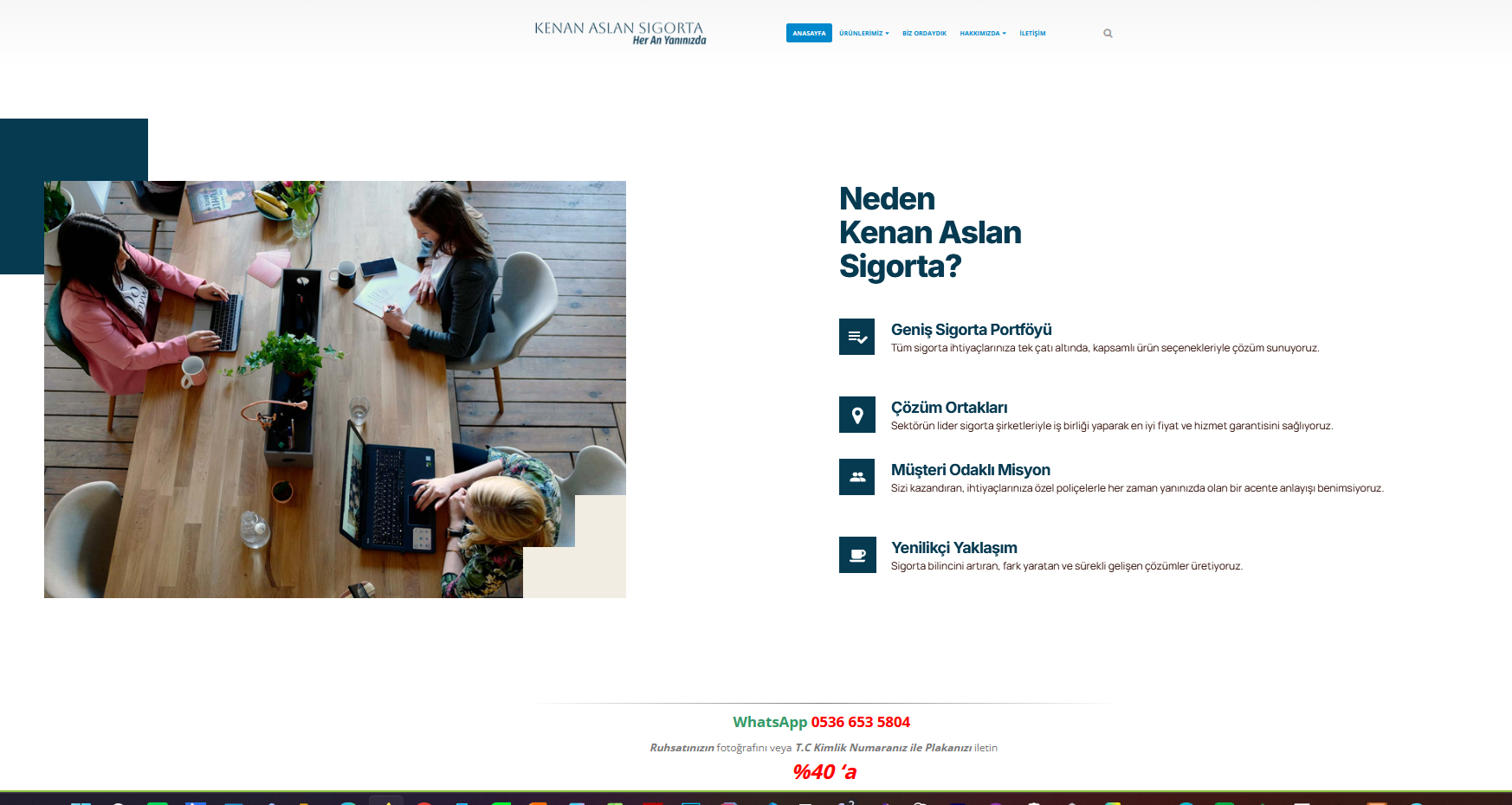Kenan Aslan Sigortam web sitesi